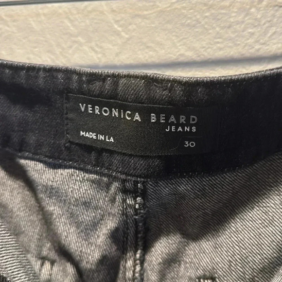 Veronica Beard Bolton Elastic Hem High Rise jogger jeans size 30 - Picture 9 of 11